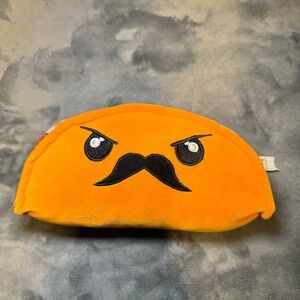Angry‎ Mustache Plush Taco Stuffed Toy by Ideal Toys Direct Kids Approx 10" EUC